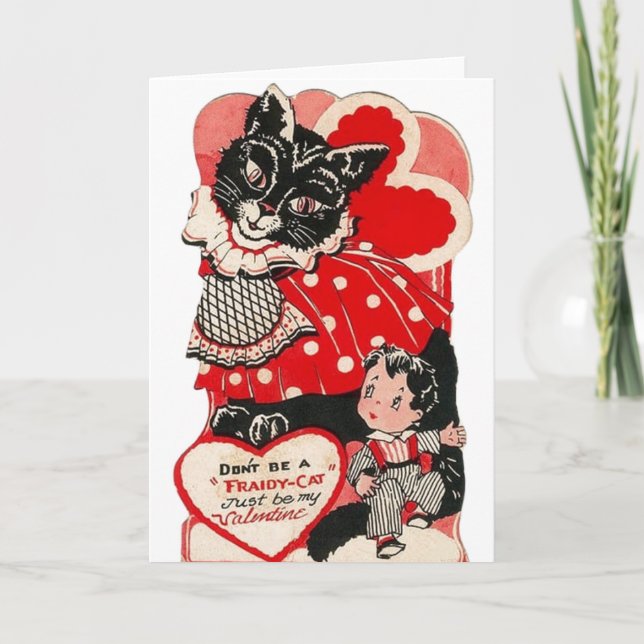 Tarjeta de felicitación del el día de San Valentín (Anverso)