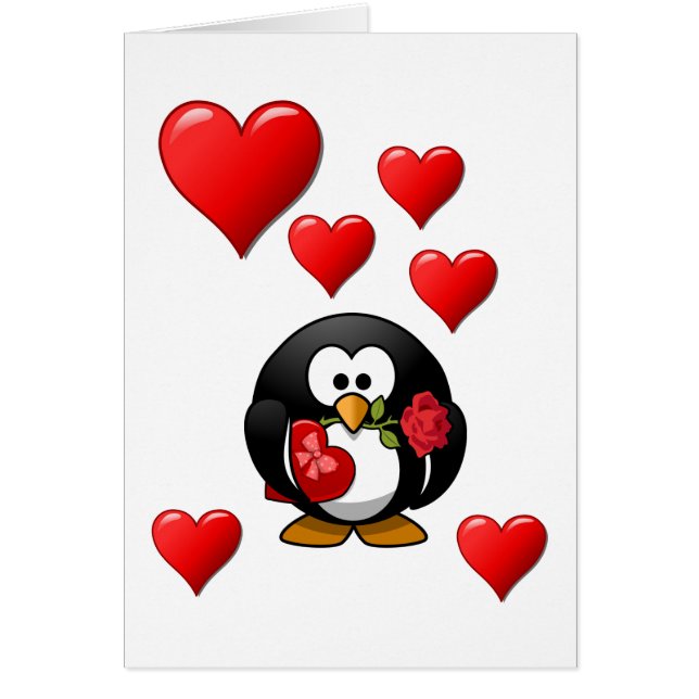 Tarjeta de felicitación del el día de San Valentín (Frente)
