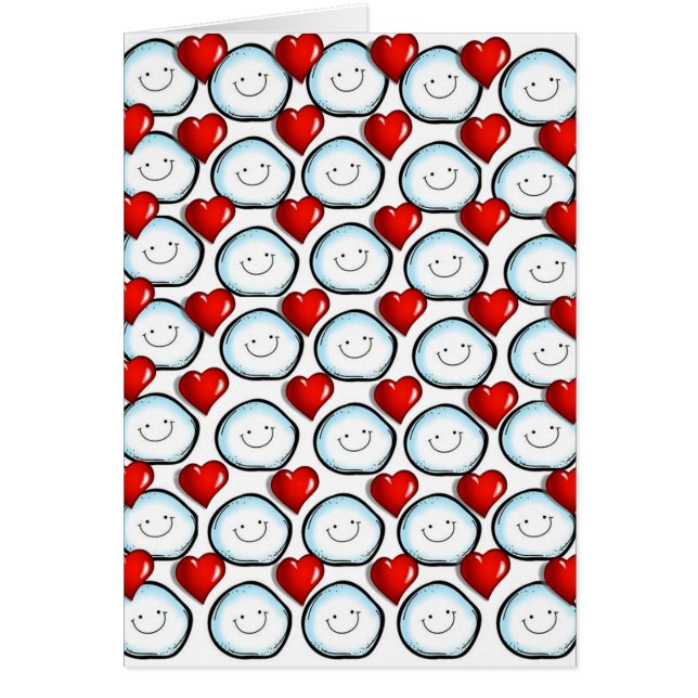 Tarjeta de felicitación del el día de San Valentín (Frente)