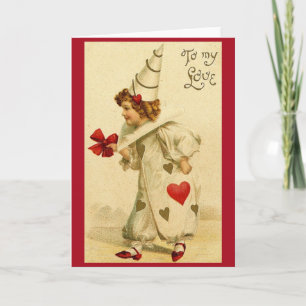 Tarjeta de felicitación del el día de San Valentín