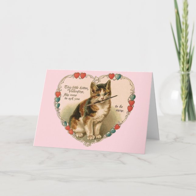 Tarjeta de felicitación del el día de San Valentín (Anverso)