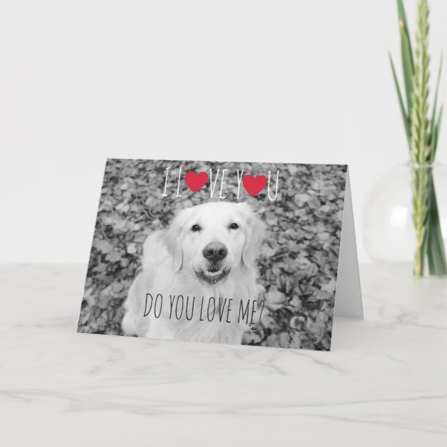 Tarjeta de felicitación del EL DÍA DE SAN VALENTÍN (Anverso)