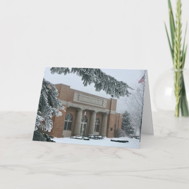 Tarjeta de felicitación del espacio en blanco de (Anverso)