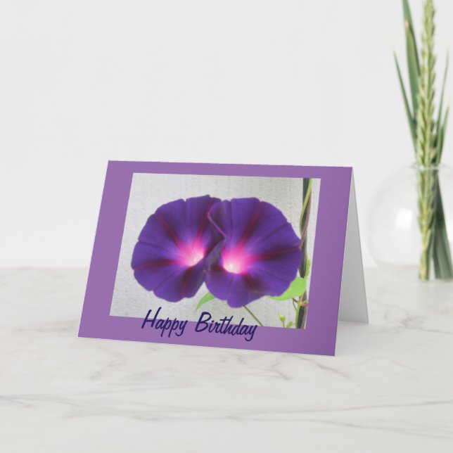 Tarjeta de felicitación del feliz cumpleaños de (Anverso)