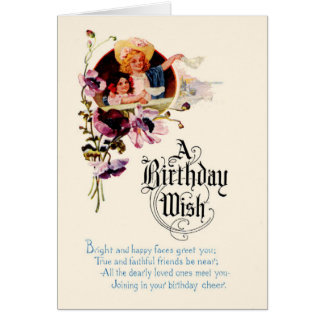 Tarjeta de felicitación del feliz cumpleaños de