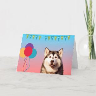 Tarjeta de felicitación del feliz cumpleaños del