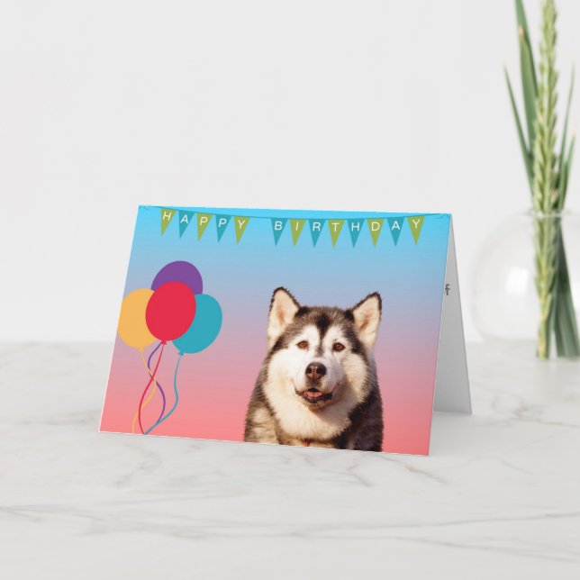 Tarjeta de felicitación del feliz cumpleaños del (Anverso)