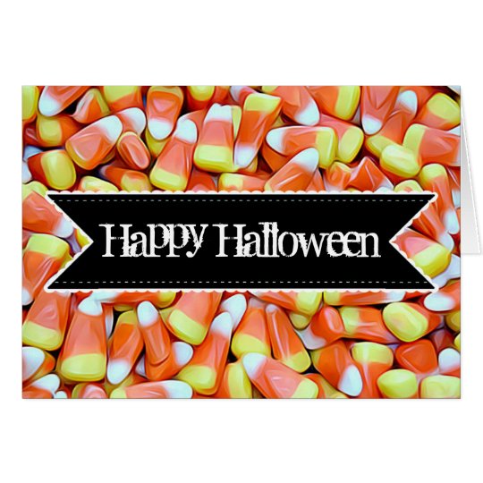 Tarjeta de felicitación del feliz Halloween