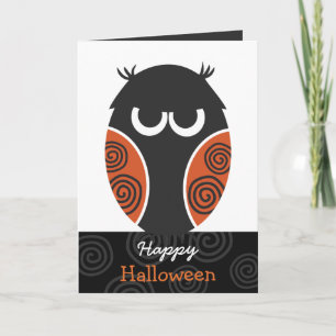 Tarjeta de felicitación del feliz Halloween