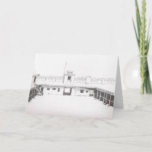 Tarjeta de felicitación del fuerte de la