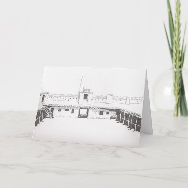 Tarjeta de felicitación del fuerte de la (Anverso)