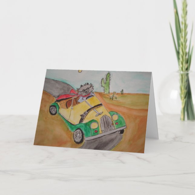 Tarjeta de felicitación del funcionamiento de (Anverso)