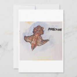 Tarjeta de Felicitación del Halcón Peregrino