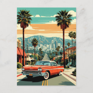 Tarjeta de felicitación del horizonte de Los Ángel
