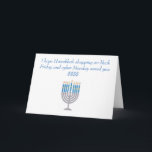 Tarjeta de felicitación del humor de Jánuca<br><div class="desc">Tarjeta de felicitación chistosa del día de fiesta de Jánuca.</div>