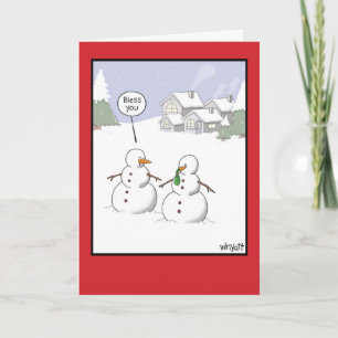 Tarjeta de felicitación del humor del navidad del