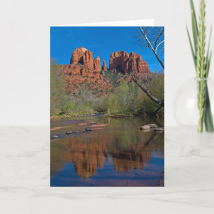 Tarjeta de felicitación del invierno de Sedona