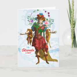 Tarjeta de felicitación del jaranero del