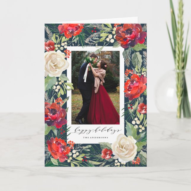 Tarjeta de felicitación del jardín del día de (Anverso)