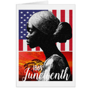 Tarjeta de felicitación del Juneteenth de 1865