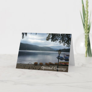 Tarjeta de felicitación del lago Titisee Alemania