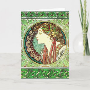 Tarjeta de felicitación del laurel de Alfonso