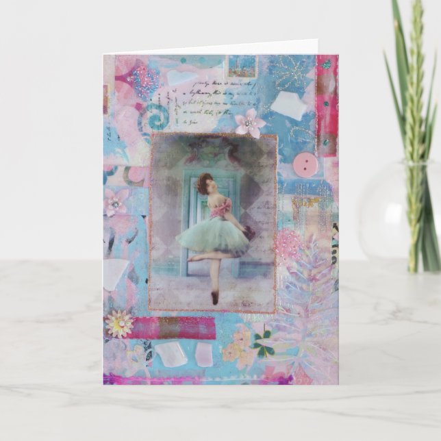 Tarjeta de felicitación del lirio (Anverso)