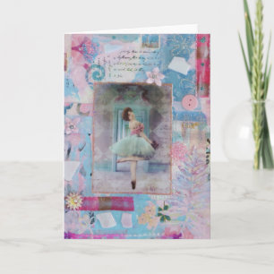 Tarjeta de felicitación del lirio