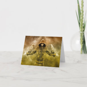 Tarjeta de felicitación del mago