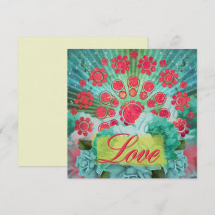 Tarjeta de felicitación del Mandala de la Nebulosa