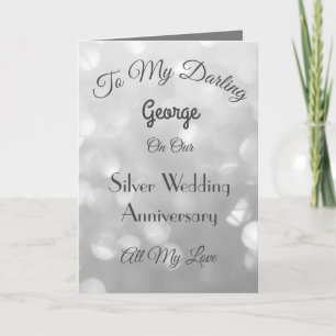Tarjeta de felicitación del marido del aniversario
