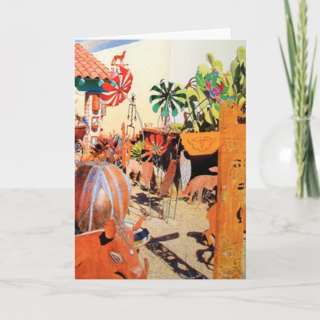 Tarjeta de felicitación del Mas de Javelina y (Anverso)