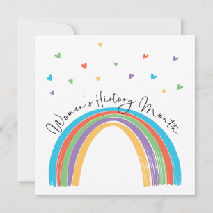 Tarjeta de felicitación del mes de la historia de