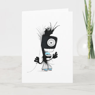 Tarjeta de felicitación del monstruo