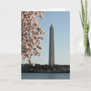 Tarjeta de felicitación del Monumento a Washington