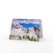 Tarjeta de felicitación del Mt Rushmore