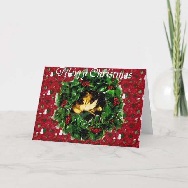 Tarjeta de felicitación del navidad (Anverso)