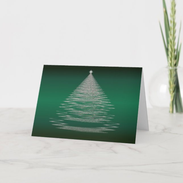 Tarjeta de felicitación del navidad (Anverso)