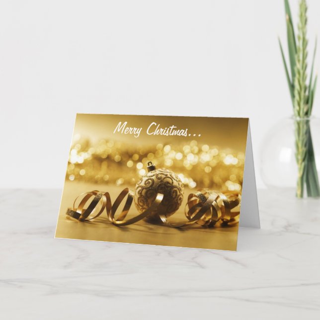 Tarjeta de felicitación del navidad (Anverso)