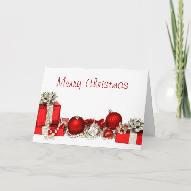 Tarjeta de felicitación del navidad (Anverso)