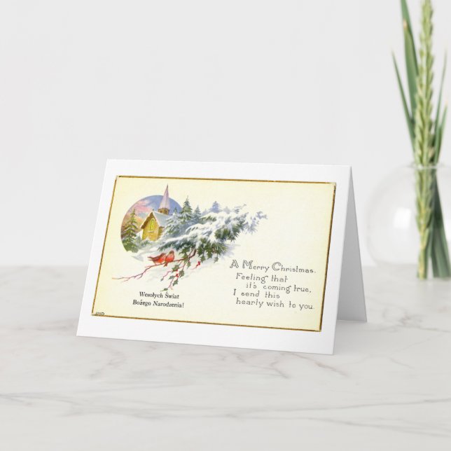 Tarjeta de felicitación del navidad (CA 1920) (Anverso)