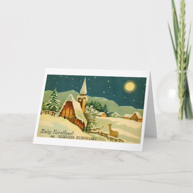 Tarjeta de felicitación del navidad (CA 1940) (Anverso)