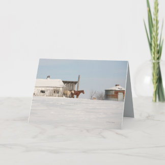 Tarjeta de felicitación del navidad de Anthony