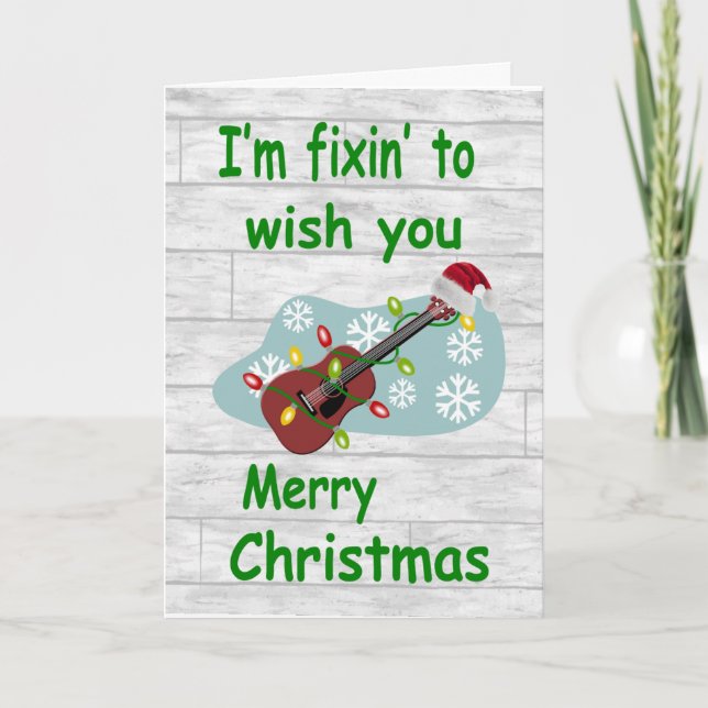 Tarjeta de felicitación del navidad de Fixin (Anverso)