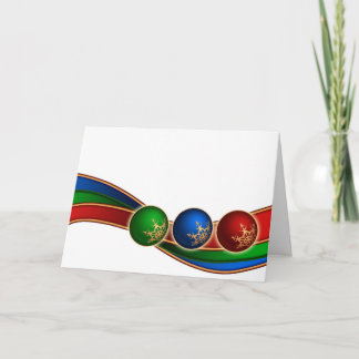 Tarjeta de felicitación del navidad de la cinta