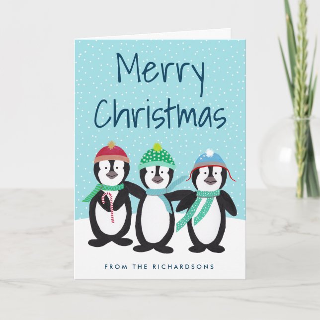 Tarjeta de felicitación del navidad de los Pals (Anverso)