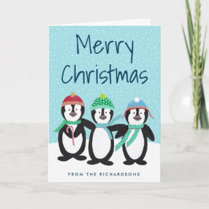 Tarjeta de felicitación del navidad de los Pals
