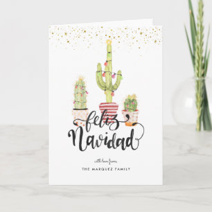 Tarjeta de felicitación del navidad del español de