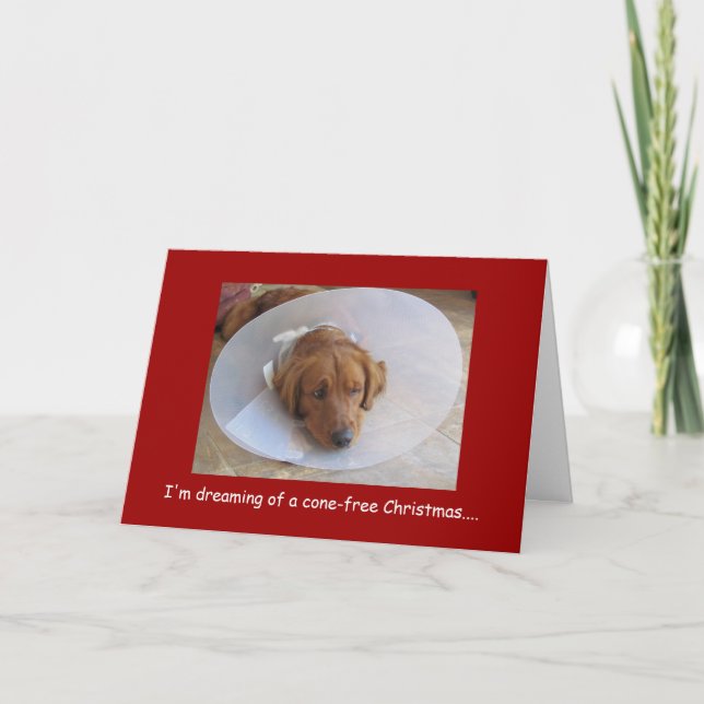 Tarjeta de felicitación del navidad del golden (Anverso)