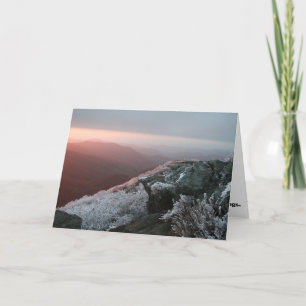 Tarjeta de felicitación del navidad del hielo de